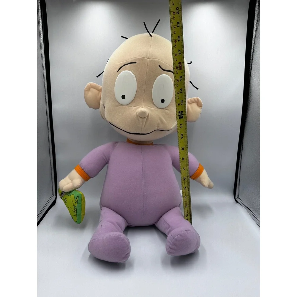 Vintage 1997 Rugrats Dill Pickles Plush Large 24 Inch Nickelodeon Reptar Toy
